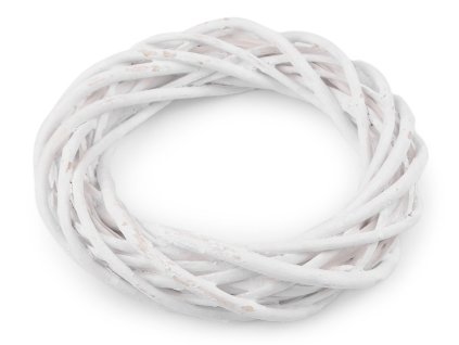 Proutěný věnec Ø25 cm (Balení 1 ks, Varianta 1 bílá)