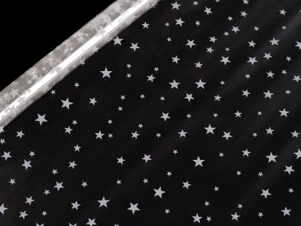 Balicí celofán vánoční / celoroční 0,7x2 m (Balení 1 ks, Varianta 2 transparent srdce)