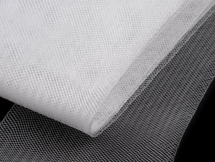 Modistická krinolína na výrobu dekorací, fascinátorů a vyztužení šatů šíře 8 cm (Balení 22.5 m, Varianta 2 (CC16) černá)