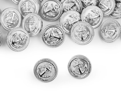 Knoflík kotva velikost 24", 34" (Balení 200 ks, Varianta 1 (24") stříbrná)