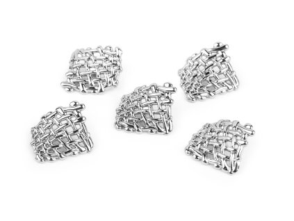 Kovový knoflík velikost 52" (Balení 5 ks, Varianta 2 (52") nikl)