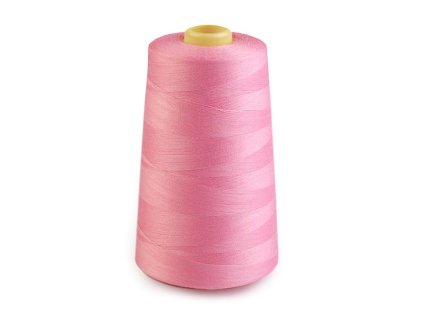 Polyesterové nitě pro overlocky i klasické šití návin 5000 yards PES 40/2 (Balení 1 ks, Varianta 550 Candy Pink)