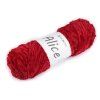 Pletací žinylková příze Alice 100 g (Balení 1 ks, Varianta 1 (1) bílá)