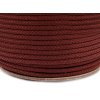Oděvní šňůra PES Ø4 mm (Balení 100 m, Varianta 3338 bordó)