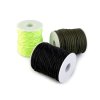 Padáková šňůra Ø4 mm s reflexní nití (Balení 25 m, Varianta 1 zelená neon)