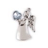 Přívěsek anděl se srdcem 24x36 mm (Balení 1 ks, Varianta 1 crystal)