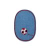 Nažehlovačka / záplata riflová míč (Balení 2 ks, Varianta 2 modrá jeans)