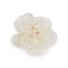 Květ s broušenými skleněnými korálky k našití a nalepení Ø6-7 cm (Balení 1 ks, Varianta 1 bílá)