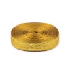 Stuha s lurexem šíře 20 mm (Balení 18 m, Varianta zlatá)