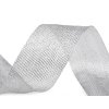 Dekorační stuha s lurexem šíře 40 mm síťovaná (Balení 3 m, Varianta 1 stříbrná)
