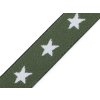 Pruženka šíře 20 mm hvězdy (Balení 1 m, Varianta 4 černá)