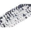 Flitrový prýmek šíře 45 mm elastický (Balení 13.5 m, Varianta 1 stříbrná)