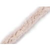Všívací lemovka / lampas z umělé kožešiny kulatý šíře 2 cm (Balení 1 m, Varianta 1 Off White)