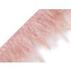 Prýmek - kohoutí peří 7-11 cm (Balení 1 m, Varianta 2 pudrová)