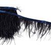 Prýmek - marabu peří 5-10 cm (Balení 1 m, Varianta 2 zelená)