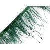 Prýmek - marabu peří 5-10 cm (Balení 1 m, Varianta 2 zelená)