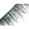 Prýmek - marabu peří 5-10 cm (Balení 1 m, Varianta 2 zelená)