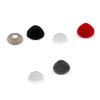 Čumák sametový s pojistkou 10x12 mm (Balení 5 sada, Varianta 1 černá)