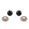 Oči s pojistkou Ø8 mm (Balení 10 sada, Varianta černá)