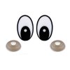 Oči s pojistkou 19x29 mm (Balení 4 sada, Varianta černá)