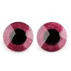 Oči velké s glitry s pojistkou Ø40 mm (Balení 2 sada, Varianta 1 stříbrná)