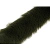 Našívací oděvní / dekorační kožešina plochá, řezaná šíře 5 cm (Balení 1 ks, Varianta 2 pudrová tmavá)