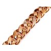 Designový řetěz k výrobě a zdobení oděvů a doplňků šíře 34 mm, metráž (Balení 1 m, Varianta 1 růžové zlato)