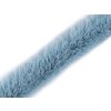 Všívací oděvní / dekorační kožešina kulatá šíře 3 cm (Balení 1 m, Varianta 1 Off White)