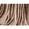 Deka bubble fleece 150x200 cm (Balení 1 ks, Varianta 2 béžová světlá)