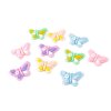 Silikonový motýl 3D k nalepení mix barev (Balení 10 ks, Varianta mix)