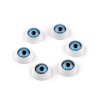 Plastové oči k nalepení Ø12 mm (Balení 6 ks, Varianta 1 modrá)
