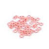 Plastový kroužek / pomůcka na pletení Ø10; 12; 14 mm (Balení 100 ks, Varianta 1 (10 mm) růžová)