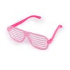 Párty / karnevalové brýle neonové svítící ve tmě (Balení 1 ks, Varianta 4 růžová sv. proužky)
