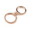 Kovová karabina s kroužkem na klíče (Balení 1 ks, Varianta 1 nikl)