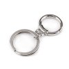 Kovová karabina s kroužkem na klíče (Balení 1 ks, Varianta 1 nikl)