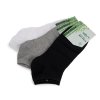 Bambusové ponožky kotníkové unisex (Balení 3 pár, Varianta 6 (vel. 43-46) mix)