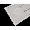 Běhoun / ubrus textilní vyšívaný 40x160 cm (Balení 1 ks, Varianta Off White)