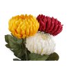 Umělá chryzantéma (Balení 1 ks, Varianta 2 (Ø18 cm) žlutá otevřená)