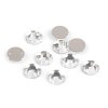 Broušené kamínky našívací Ø12 mm (Balení 12 ks, Varianta crystal)