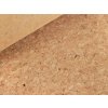 Korková látka / metráž (Balení 1 m, Varianta 1 (140 g/m2) hnědá přírodní)