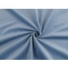 Velvet / samet strukturovaný jednobarevný (Balení 1 m, Varianta 1 bílá)
