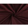Velvet / samet oděvní hladký (Balení 1 m, Varianta 2 (49) šedobéžová)