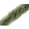Všívací oděvní / dekorační kožešina kulatá šíře 7 cm (Balení 1 m, Varianta 1 Off White)