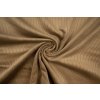 Manšestr 100 % bavlna tmavě béžový