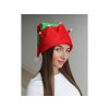 Vánoční čepice skřítek (Balení 1 ks, Varianta červená)