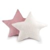Dekorační polštář hvězda buklé Ø40 cm (Balení 1 ks, Varianta 1 krémová nejsvět.)