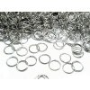Kroužek spojovací Ø8 mm (Balení 10 g, Varianta 2 stříbrná světlá)