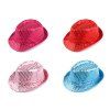 Klobouk s flitry na karneval a párty (Balení 1 ks, Varianta 4 pink)