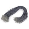 Splétaná šňůrka s karabinkou délka 45 cm (Balení 10 ks, Varianta 1 černá)