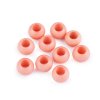 Plastové korálky matné s velkým průvlekem 10x12 mm (Balení 20 ks, Varianta 11 (4) růžová tmavá)